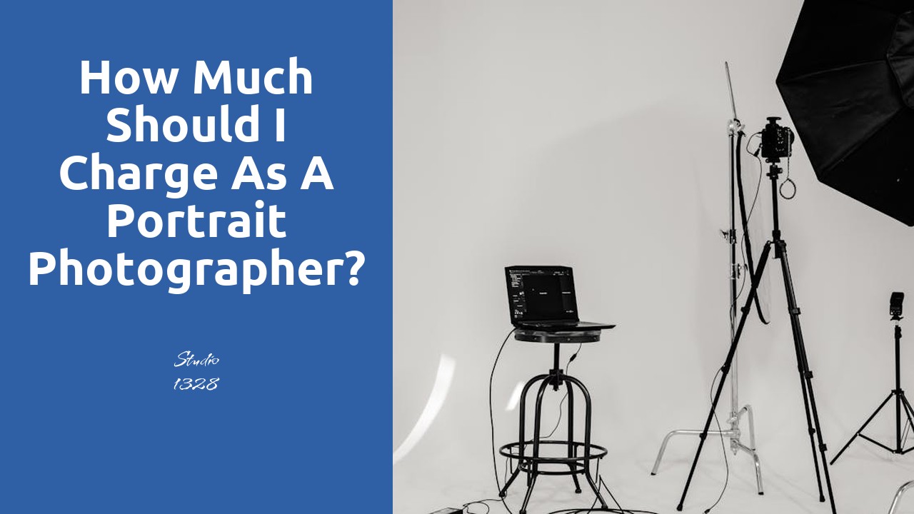 How much should I charge as a portrait photographer?