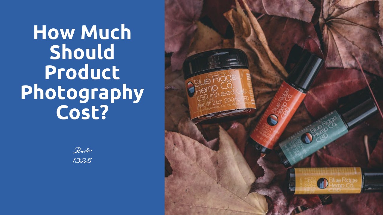 How much should product photography cost?